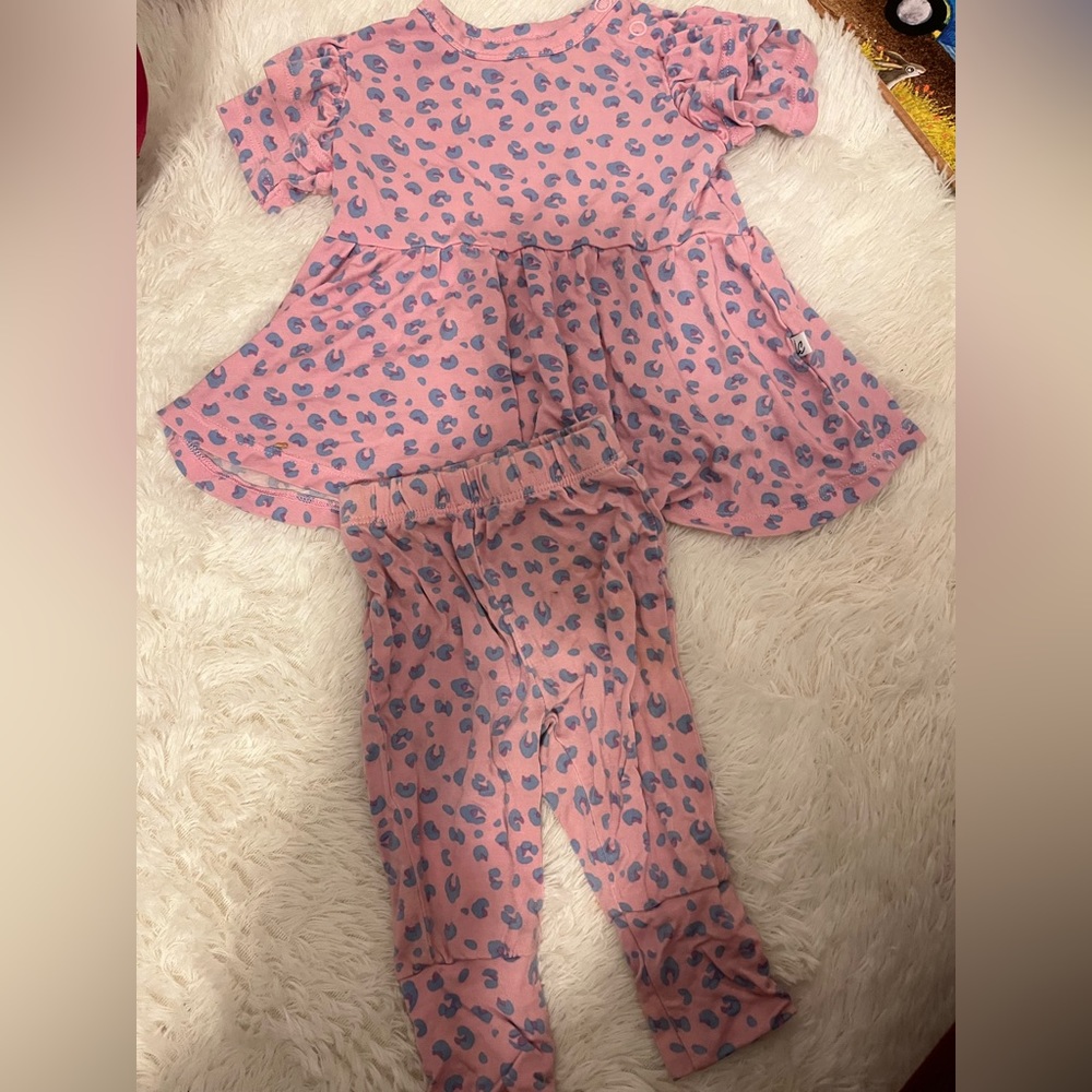 Laree + co bamboo peplum set